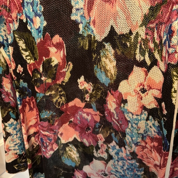 SHOW ME YOUR MUMU MELLOW FLORAL FESTIBELL BELLE SLEEVE SWEATER - Picture 7 of 9